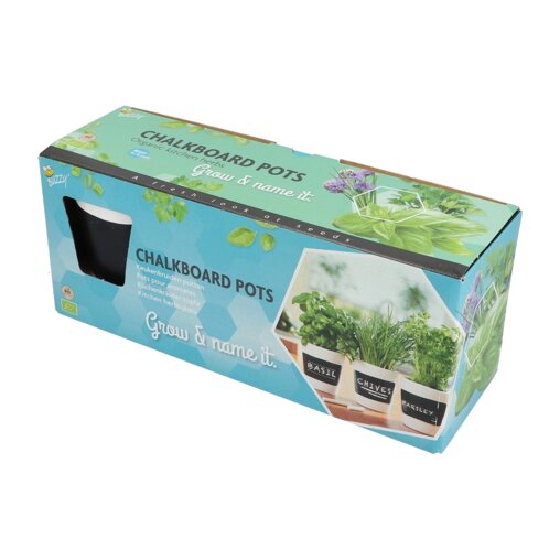 Buzzy ® Bio kruiden set met krijtvak (3 stuks) verpakking